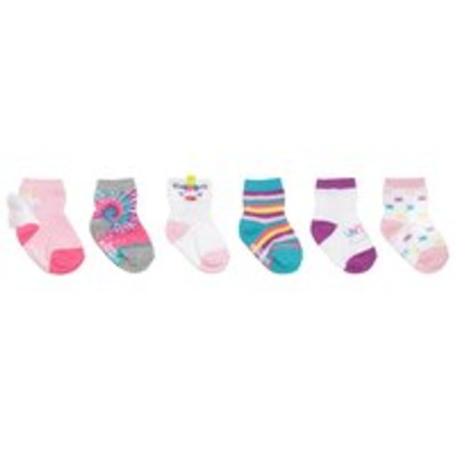 6 Pack Infant Socks