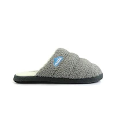 Zueco Mule Slippers in Sheep Grey