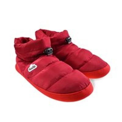 Home Boot Slippers in Party Red