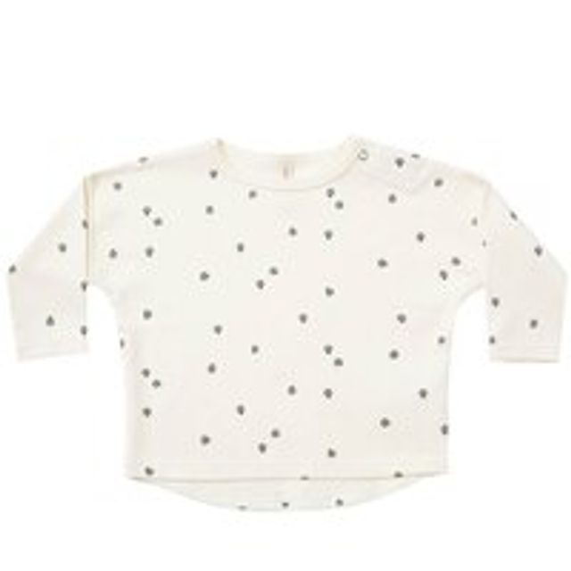 Quincy Mae Longsleeve Baby Tee - Ivory Baby 12-18 Months