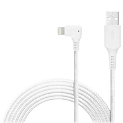 LOGiiX Piston Connect XL 90 3M USB-A to Lightning - White