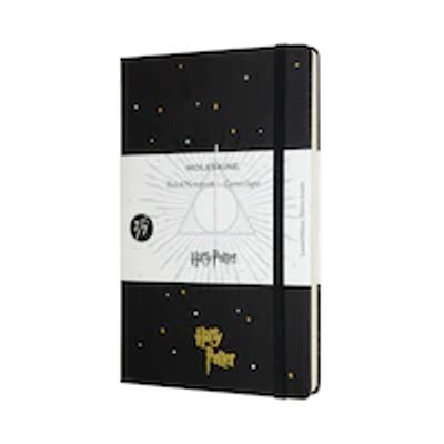 Limited Edition Notebook, Harry Potter, Ruled/Lined, Hard Cover, Large (5" x 8.25"), Black