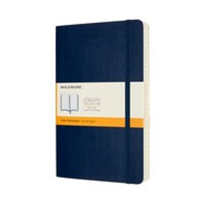 Classic Notebook, Ruled/Lined, Soft Cover, Large, Sapphire Blue
