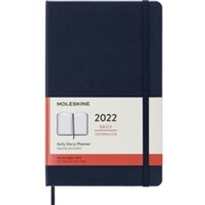 Classic 12 Month Planner, Hard Cover, Large, Sapphire Blue