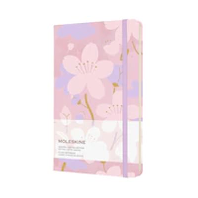 Limited Edition Notebook, Sakura, Plain/Blank, Hard Cover, Large, Pink