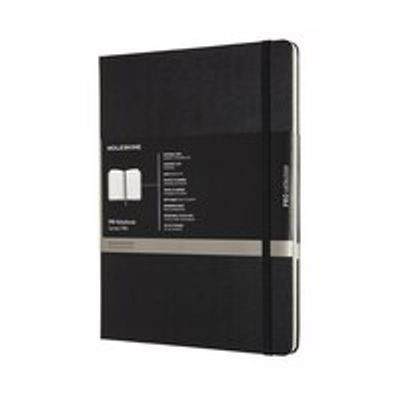 PRO Notebook, Professional Project Planning, Hard Cover, XL, Black