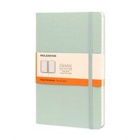 Moleskine Classic Notebook, Ruled/Lined, Hard Cover, Large (5" x 8.25"), Monopoly Green