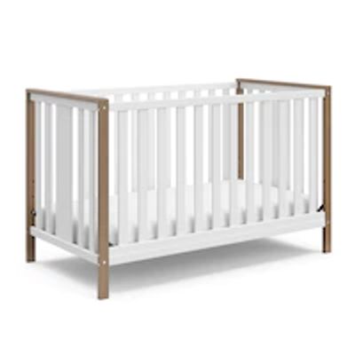 STORKCRAFT MODERN PACIFIC 4-IN-1 CONVERTIBLE CRIB VINTAGE DRIFTWOOD
