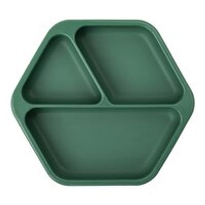 Silicone Plate, Olive Green
