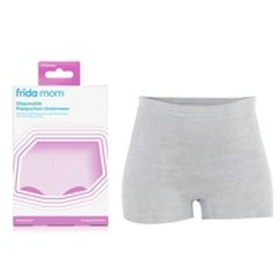 Frida Mom - Fridababy - Boyshort Disposable Postpartum Underwear - Perineal Recovery - Super Soft, Stretchy, Latex Free - Newborn
