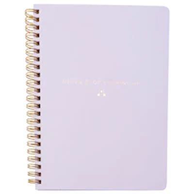 Small Spiral Notebook Never Stop Light Purple