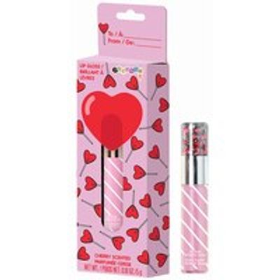 Heart Lollipop Cherry Lip Gloss