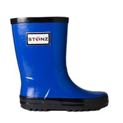STONZ RAIN BOOTS ROYAL BLUE SIZE 5T