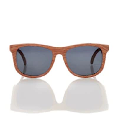Mustachifier GOLDS Sunglasses - Wood Finish, Ages 0-2