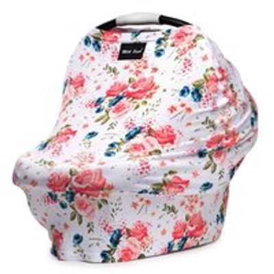 MILK SNOB MULTI USE BABY CAR SEAT COVER FRENCH FLORAL