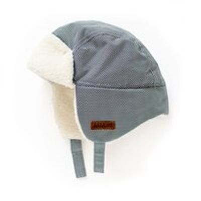 Juddlies - Winter Hats - Herringbone Grey - 0-6 months