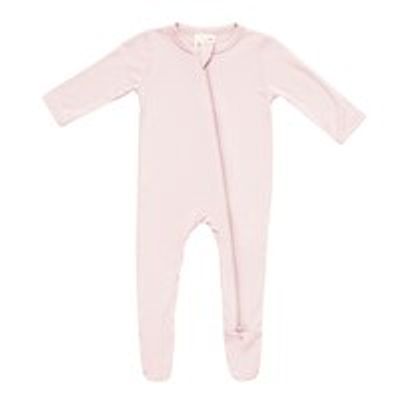 Zippered Footie in Blush