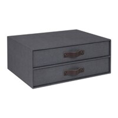 OUI x BIGSO BIRGER 2-DRAWER CHEST CHARCOAL