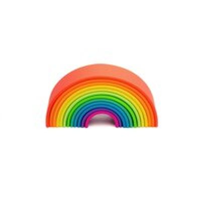 Dena Neon Rainbow Silicone Toy 12 Pieces