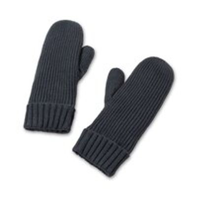 MICHIGAN RIBBED MITTEN, CARBON