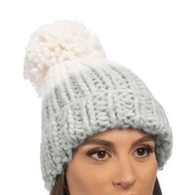 COLOUR BLOCK HANDKNIT BEANIE, OXFORD
