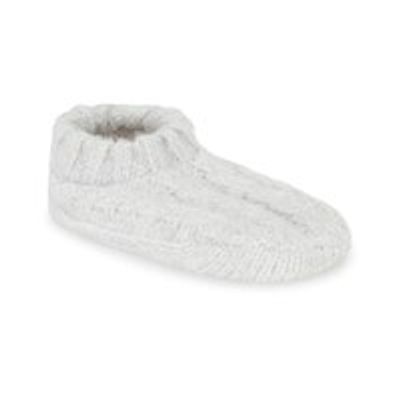 ALL OVER CABLE SLIPPERS, OXFORD SMALL/MEDIUM