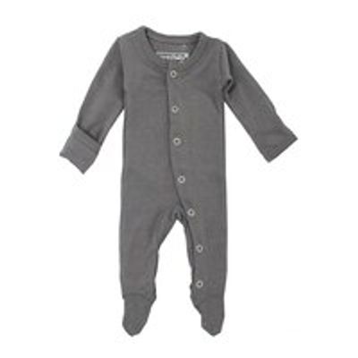 L'ovedbaby Organic Footed Overall Gray 3-6m