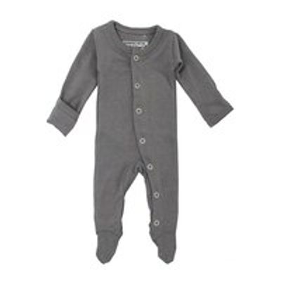 L'ovedbaby Organic Footed Overall Gray 6-9m