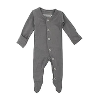 L'ovedbaby Organic Footed Overall Gray 9-12m