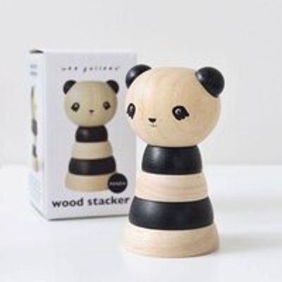 Wee Gallery Wooden Panda Stacker