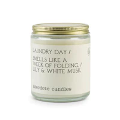 Laundry Day Glass Jar Candle