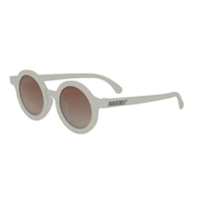 Limited Edition Euro Round Non-Polarized Sunglasses, Ivory