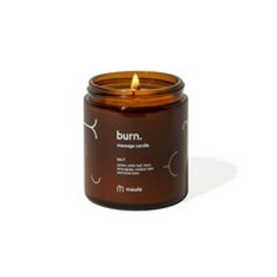 Burn no. massage candle