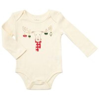 Onesie, Decorated Moose SIZE 3-6 Months