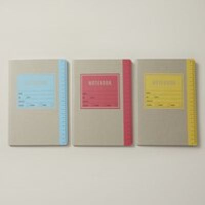 RULER NOTEBOOKS SMALL SET OF 3
