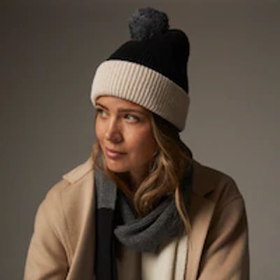 CHROMA ECO POM HAT, BLACK