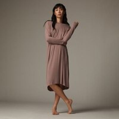 RELAXED LONG SLEEVE LOUNGE DRESS