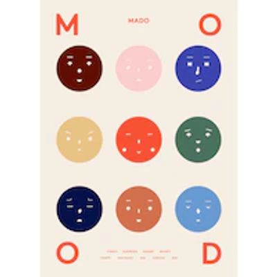 9 Moods Art Print 8" x 10"