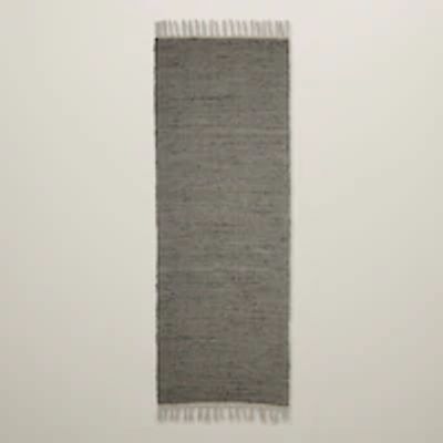 2.5' X 7' RECYCLED COTTON RUG, STORM