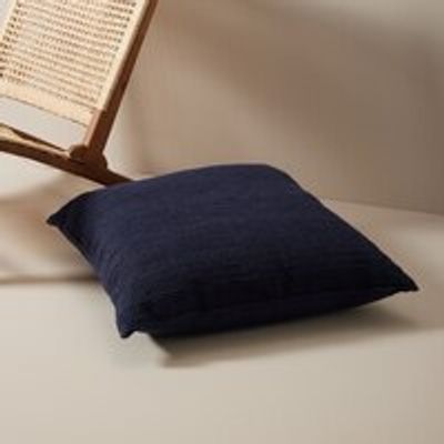 KNOTTED FLOOR PILLOW NAVY
