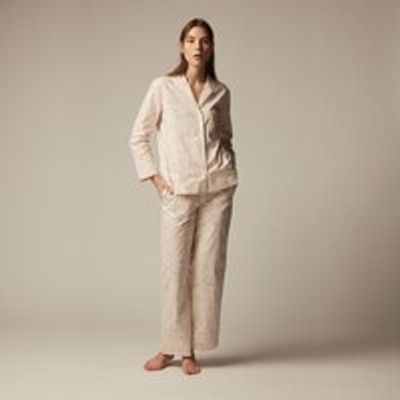 ORGANIC POPLIN PAJAMA PANT SET