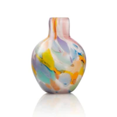 Confetti Glass Vase, Colourblock