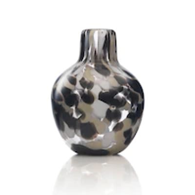 Confetti Glass Vase, Monochrome