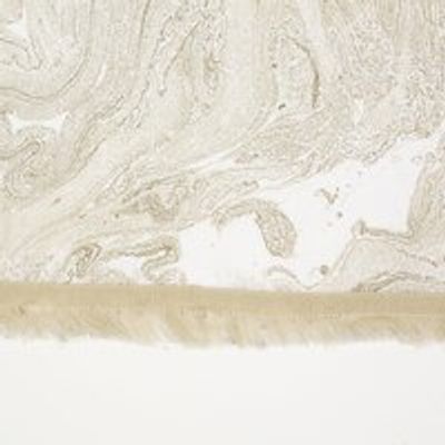 Natural Hand-Marbled Tablecloth, Long 115" X 80"