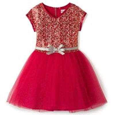 DECKED OUT HOLIDAY DRESS FOR GIRLS -Q
