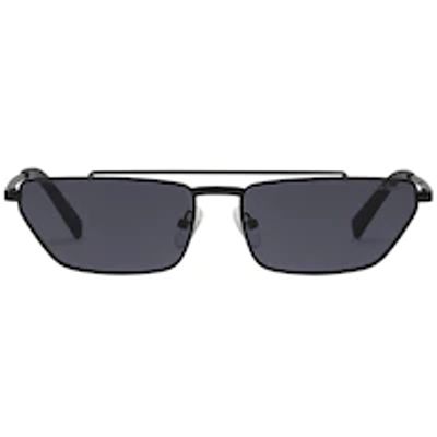 Electricool Sunglasses , Matte Black Smoke Mono
