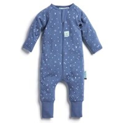 ergoPouch 0.2 TOG Organic Cotton Pajamas Long Sleeve Sleeper- Night Sky Baby 0-3 Months