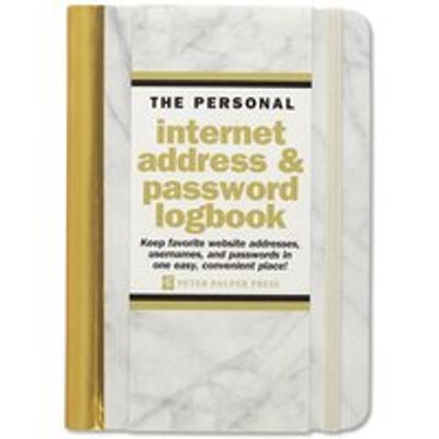 Internet Address & Password Journal Marble