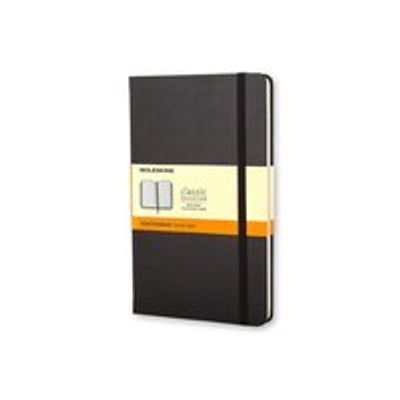Moleskine Classic Notebook, Ruled/Lined, Hard Cover, Large (5" x 8.25"), Black