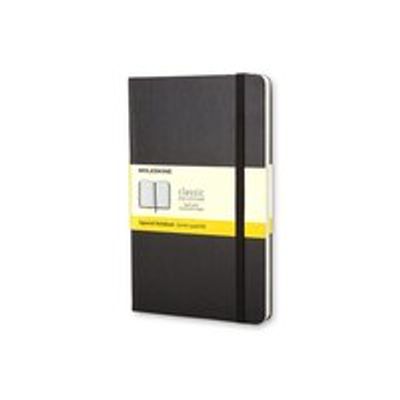 Moleskine Classic Notebook, Squared/Grid, Hard Cover, Large (5" x 8.25"), Black